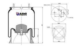 FUELLE DE SUSPENSION  ADRSUS2016