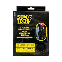 PACK DE 2 FUNDAS ELASTICAS PARA MANGUERAS DE AIRE (NEGRO) SUNTECH SUNMAN1008