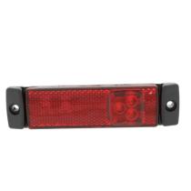 PILOTO DE POSICION RECTANGULAR ROJO, 130X32 MM 247 LIGHTING LIGPER2012