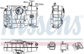 DEPOSITO DE EXPANSION SCANIA  S-SERIE (2017) S450 NISSENS NISEXP2015